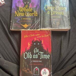 Disney Twisted Tales Book Trio - Purple, Blue, Red Covers